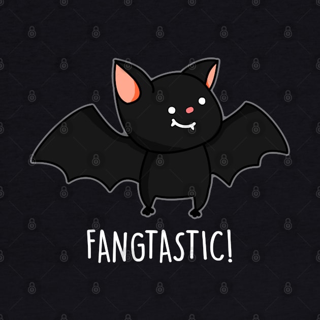 Fangtastic Cute Bat Pun by punnybone